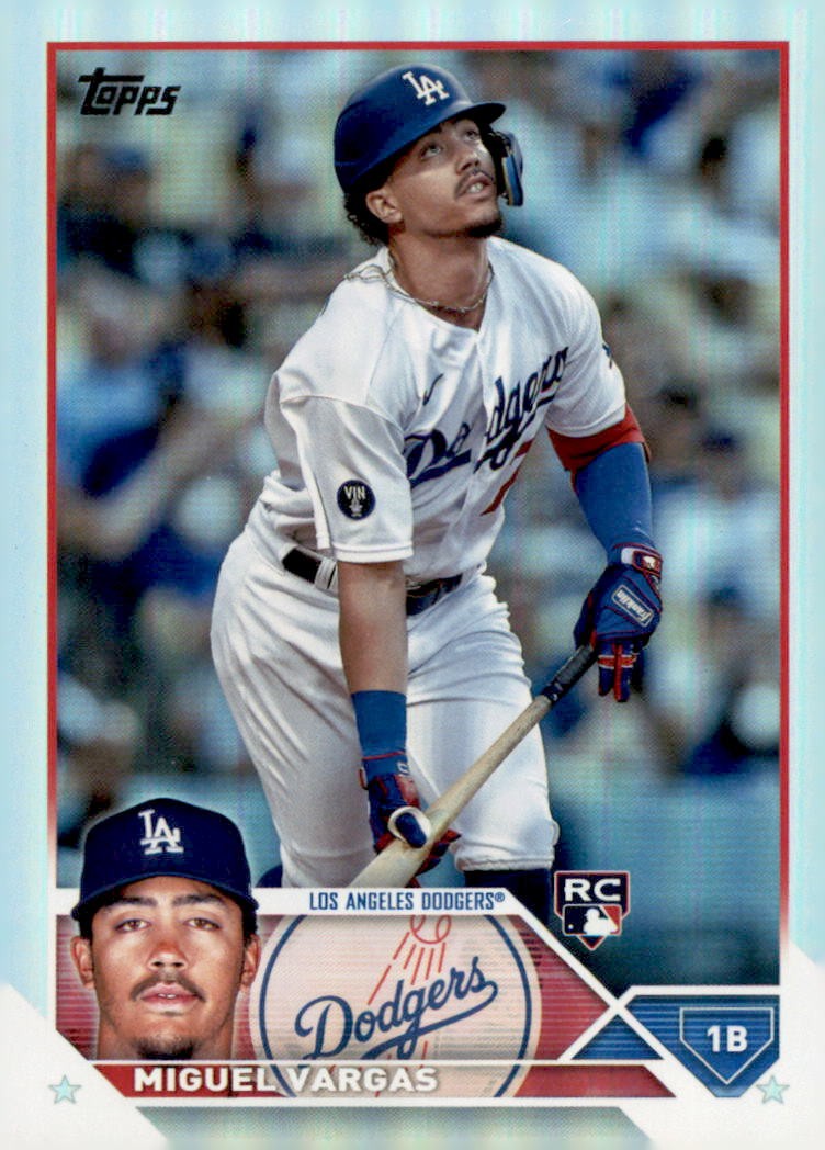 2023 Topps #163 Miguel Vargas Gold Foil