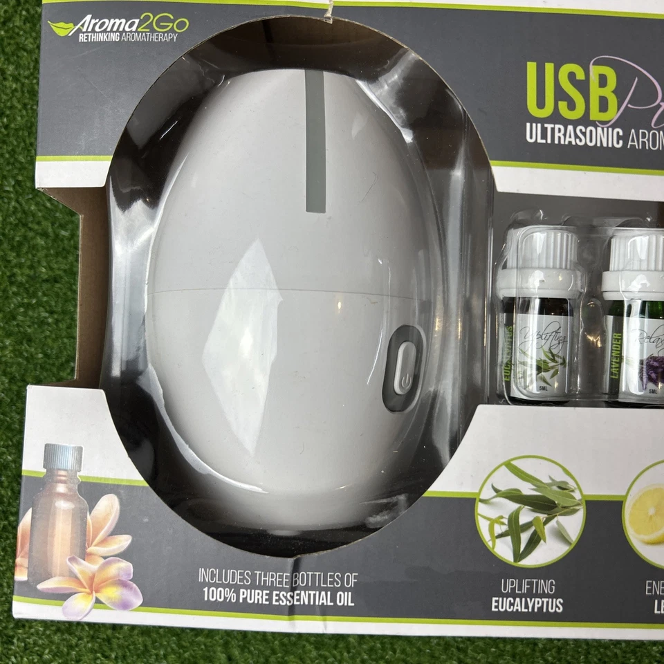 Aroma2Go Ultrasonic Aromatherapy Diffuser Set One Size White - Image 2 of 4