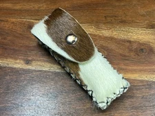 New Handmade Genuine Rawhide Cow Hide Pelt Leather Sheath Fits BUCK 110 & 112