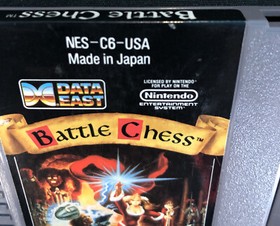 Battle Chess NES Cartridge Game - Tested Working Complete Authentic