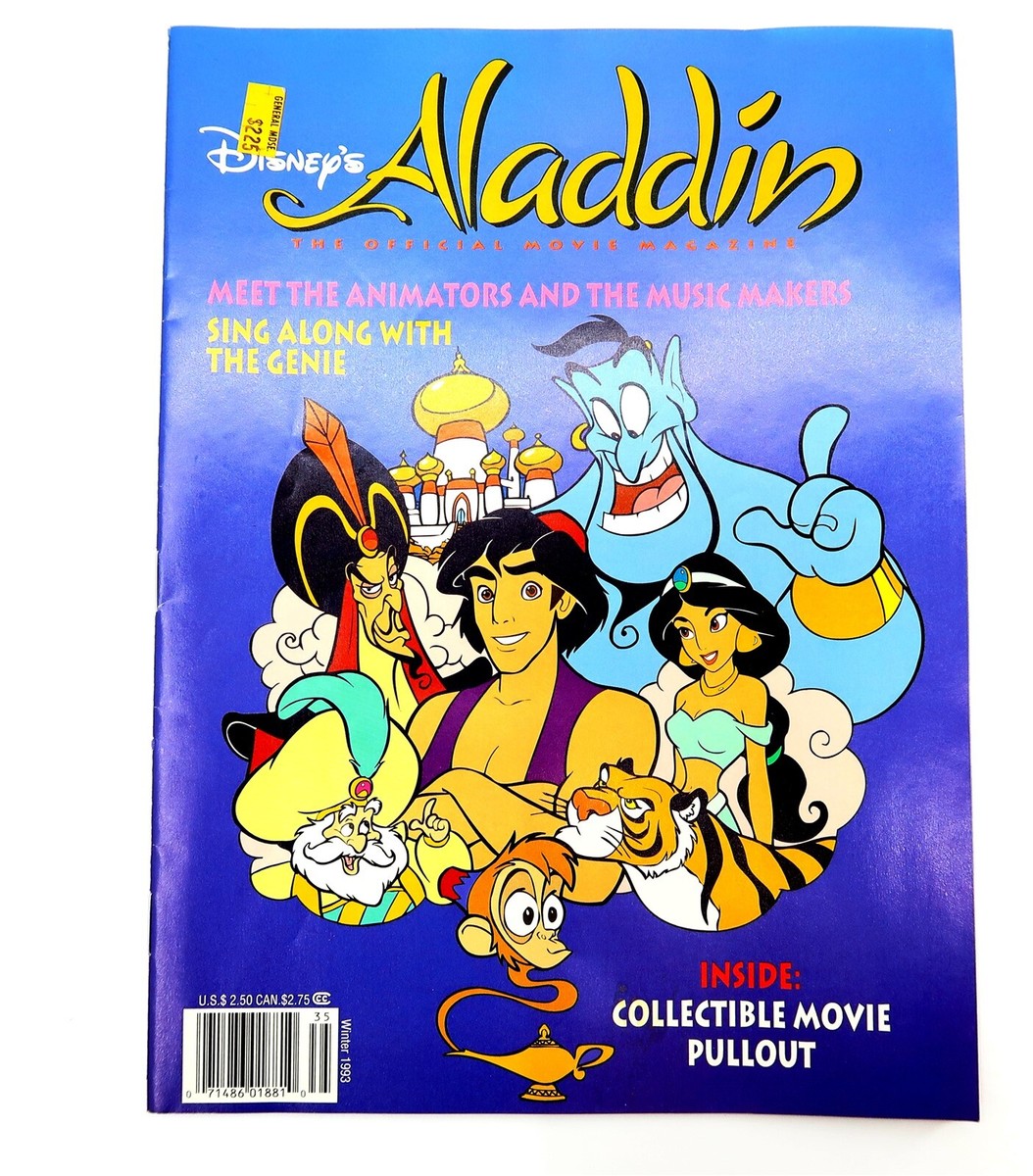 Vintage 1992 Disney's ALADDIN The Official Movie Magazine with