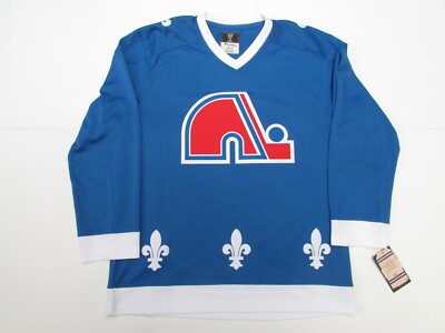 Nordiques Reverse Nordiques Jersey History Custom 19 WHITE WHA