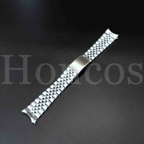 Curved End Links Jubilee Replacement Bracelet Watch Band Strap 13/19/20/21 MM - Picture 11 of 39