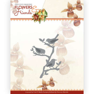 Birds on a Branch - Flowers and Friends Kollektion von Precious Marieke PM10235