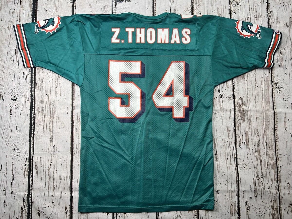 VTG Zach Thomas #54 Miami Dolphins 90s Champion NFL Mens