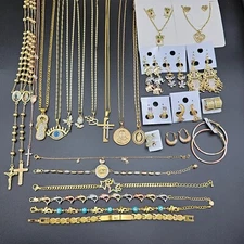 Wholesale Jewelry Lot - 40 pcs. Gold Plated 14K 18K 24K STARTUP Kit Oro Laminado