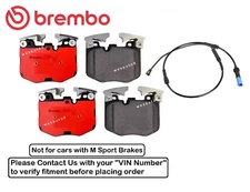 Front Brake Pad OE Brembo Ceramic +Sensor for BMW X5 X7 xDrive40i