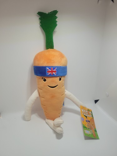 ALDI TEAM GB KEVIN THE CARROT LIMITED EDITION CUDDLY 17"PLUSH SOFT TOY + TAGS - Picture 5 of 16