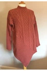 River Island Womens Pink Asymmetric High Neck Jumper Size 10/Eur 36 - RRP £42