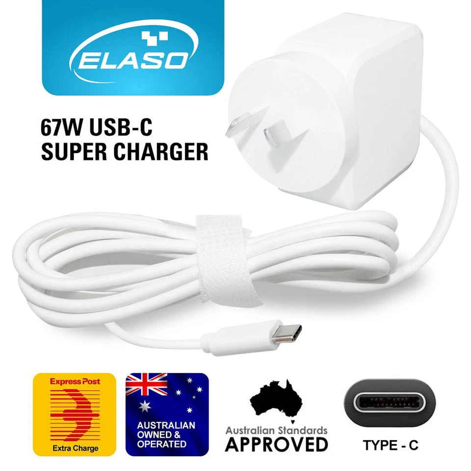 67W USB Type C Fast Charger for Samsung Galaxy Tab A 8.0 10.1 SM-T510 SM-T515