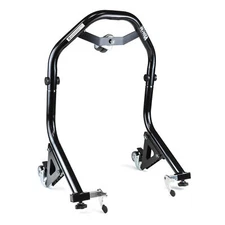 Venom Dolly Stand Rear Motorcycle Wheel Lift Jack, Rear Spool Attachments, Black