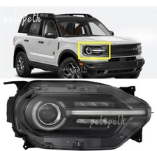 Passenger Side Headlights Assembly Projector Lamps For Ford Bronco Sport 21-25