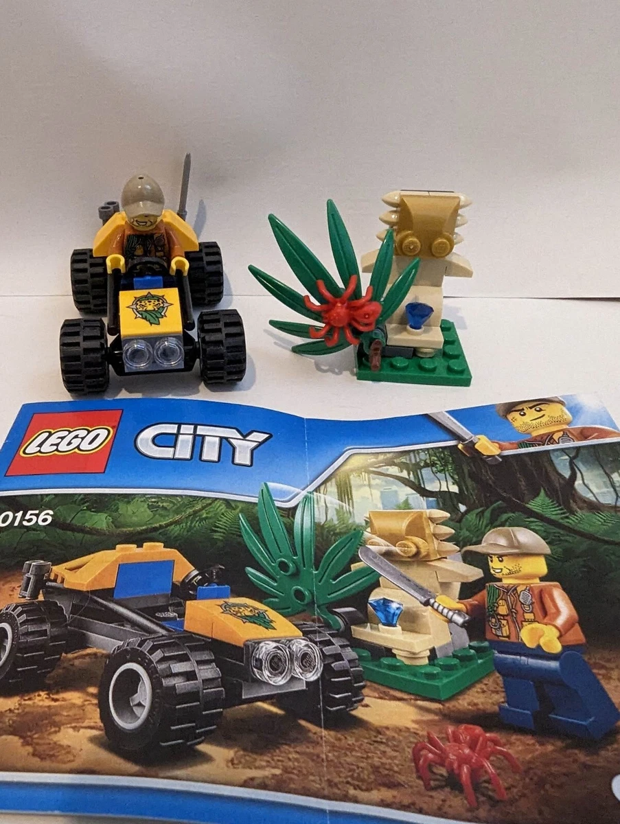 LEGO CITY JUNGLE BUGGY 60156 with manual