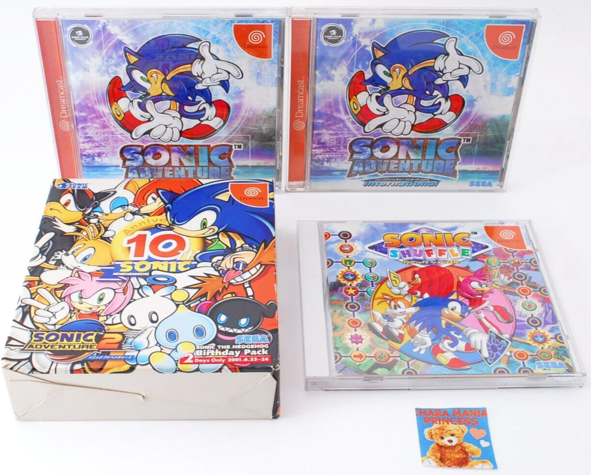 Sega Dreamcast Sonic Adventure 2 Birthday Pack 10th Sega Dreamcast Sonic Adventure 2 Birthday Pack 10th