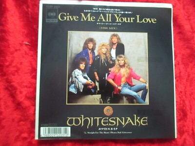 Whitesnake - Give me all your Love  ~ 1988 Mix   JAPAN 7'' (1987)