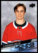 2020-21 Upper Deck Young Guns Cameron Hillis Rookie Montreal Canadiens #705 R104