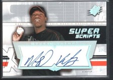 MERKIN VALDEZ 2004 SPX SUPER SCRIPTS #SUMV ROOKIE AUTOGRAPH GIANTS RC