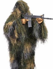 Ghillie Jacket Tactical Hunting Lightweight Paintball Camouflage Camo Coat Cover