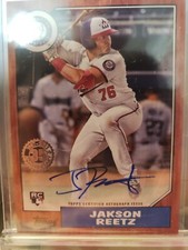 2022 Topps Series 1 Auto Jakson Reetz 1987 Retro 12/25 
