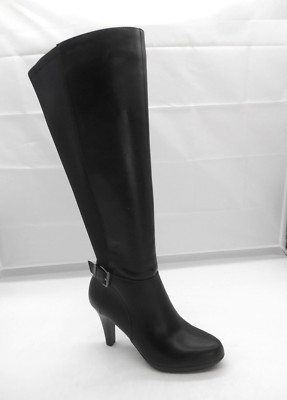 Alfani Vennuss Black Synthetic Knee High Boots Heels Womens Size 6.5 M
