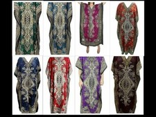 Women Kaftan  Lot 5 Pcs Long Beach Maxi Caftan One Size Kaftan Evening Wear