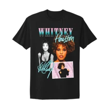 Whitney Houston 90s retro graphic design Gift T-shirt