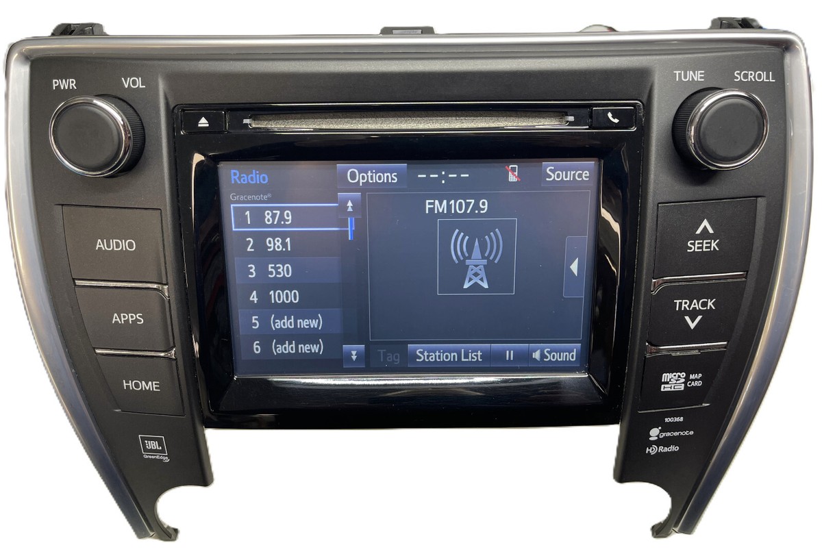 86100-06341 100368 2015-2017 Toyota Camry JBL NAV HD Gracenote