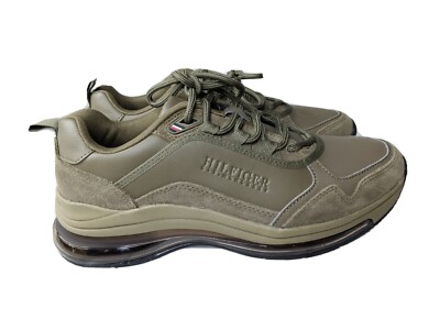 Tommy Hilfiger Air Runner Premium  Leather Sneakers Men's  Shoes Size 8 M