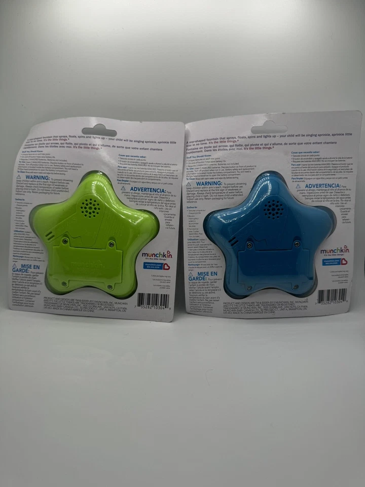 2 件 Munchkin Star 喷泉浮漂、喷雾、旋转和点亮迷你喷气机 E1 — 第 2/2 张图片