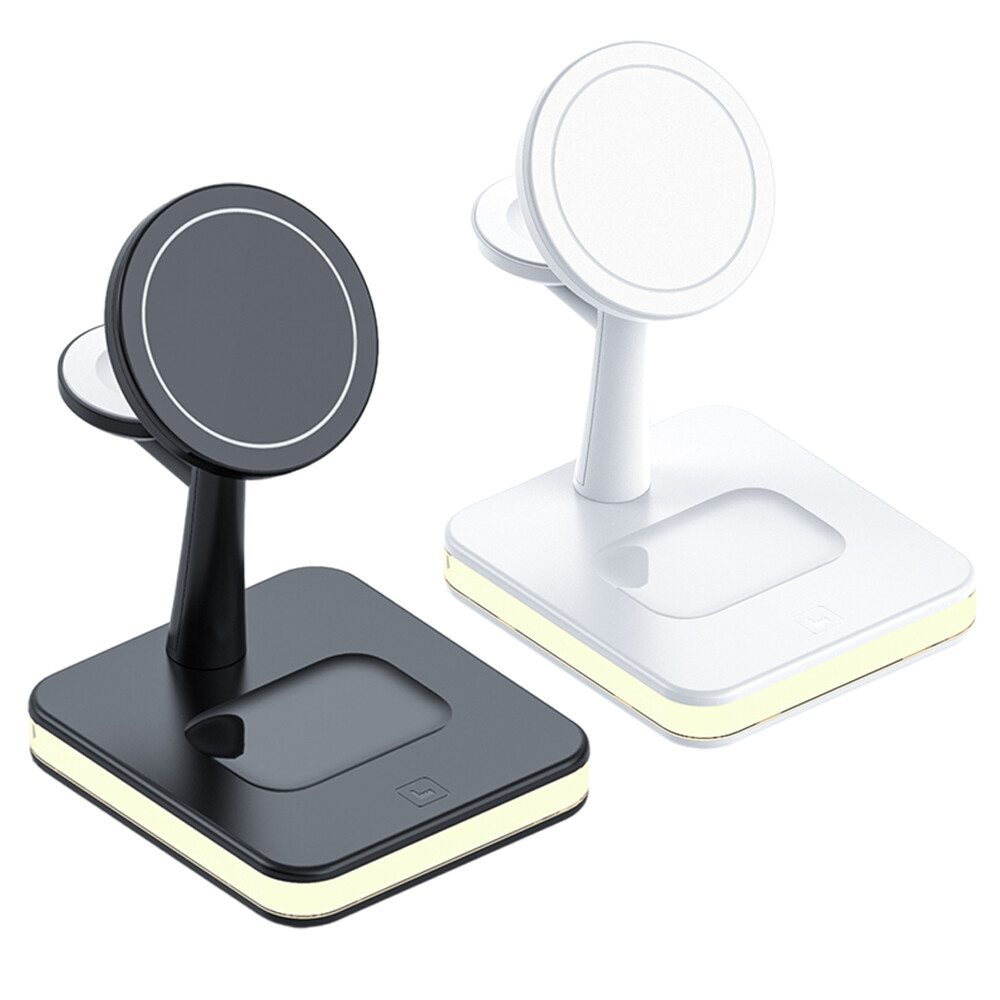 Wireless Charger Charging Station 4In1 For Apple Watch Air Pods iPhone 15 14 13-image