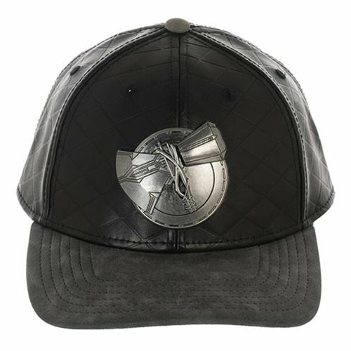 OFFICIAL MARVEL AVENGERS: ENDGAME THOR STORMBREAKER METAL SYMBOL SNAPBACK CAP