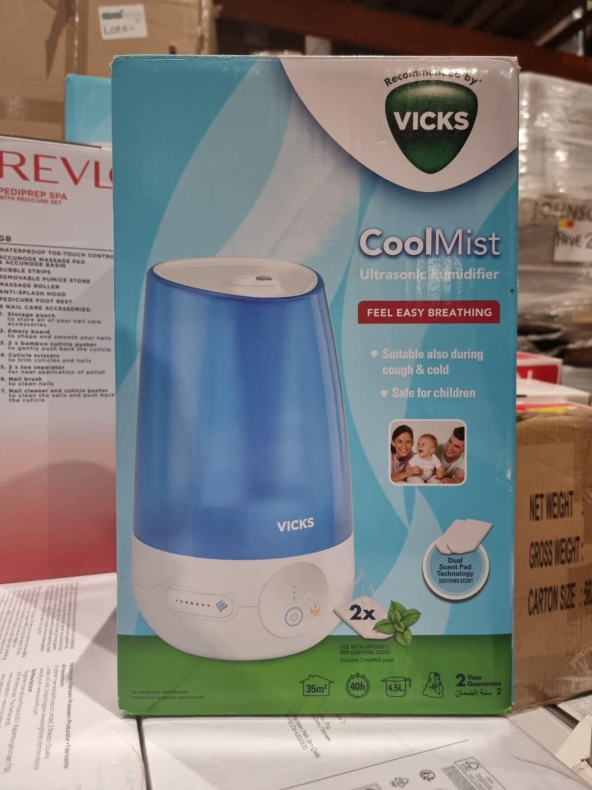 Vicks VUL565 Cool Mist Ultrasonic Humidifier RRP £85 eBay
