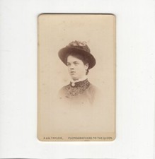 CDV Foto Damenportrait - London um 1890