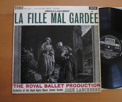 SXL 2313 Herold-Lanchberry La Fille Mal Gardee Lanchberry EXCELLENT Decca LP