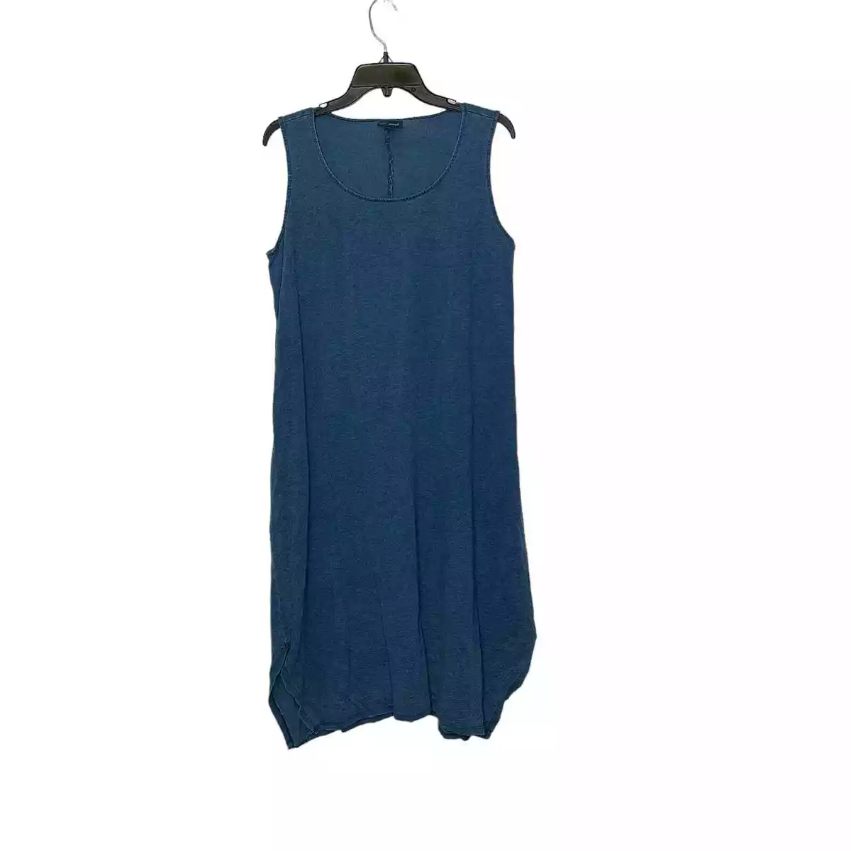 J. Jill Pure Jill Tank Dress Size Medium Indigo Blue Womens Cotton T-Shirt