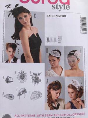Burda Sewing Pattern 7116 Ladies Misses Fascinators Uncut Accessories