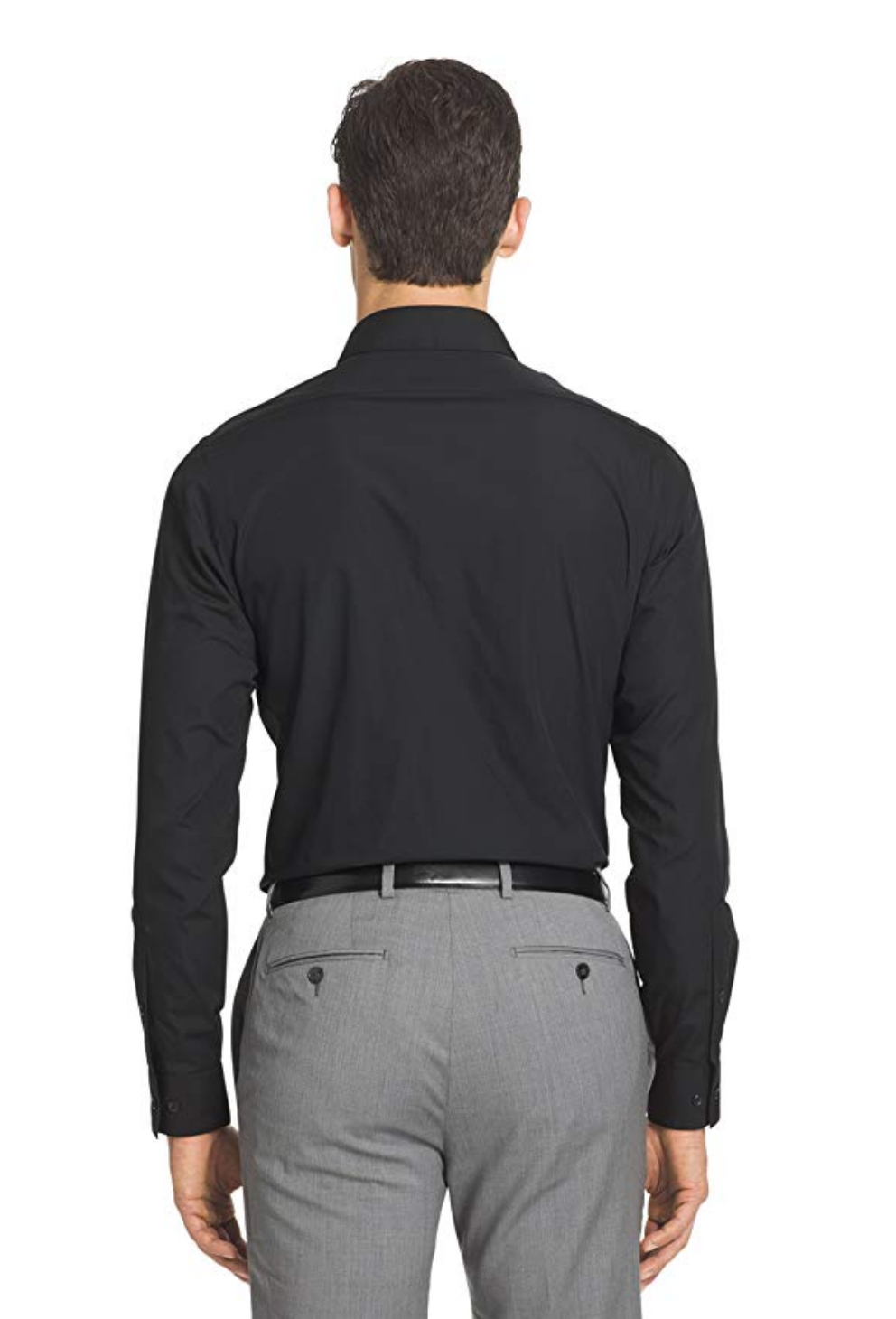 Van Heusen Men's Dress Shirt Fitted Poplin Solid eBay