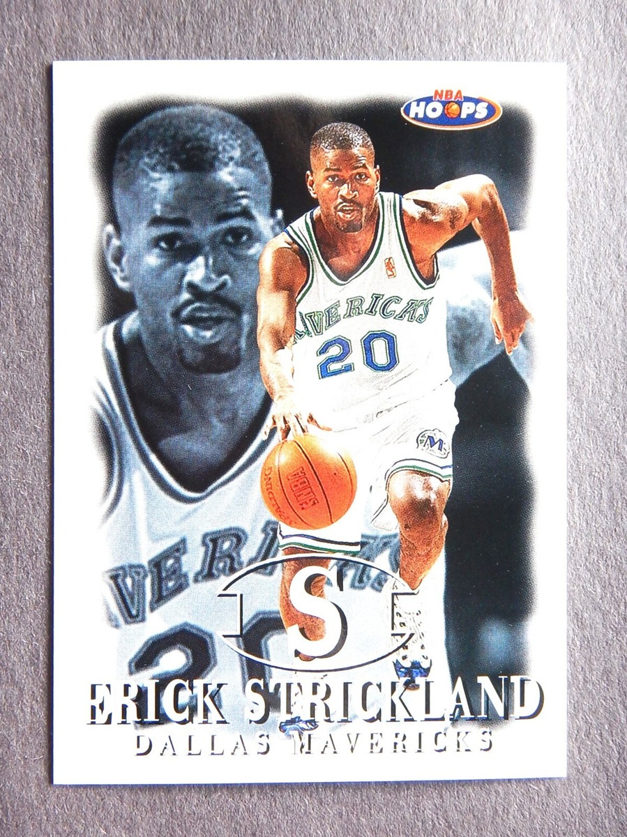 Erick Strickland #117 NBA Hoops 1998 Basketball Card (Dallas