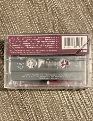 Vanessa Williams The Comfort Zone Music Cassette Tape R&B 1991 Vintage - Picture 6 of 12