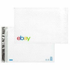 5x 10x 20x eBay Branded Padded Bubble Mailer #0 Airjacket Envelopes 6.5"x9.25"