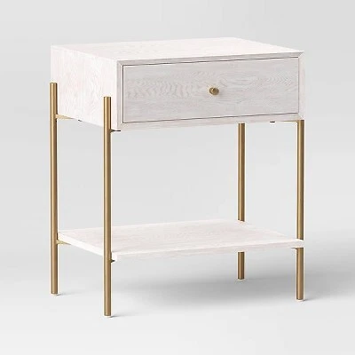  Luxe Accent Side Table (Natural) : Handmade Products