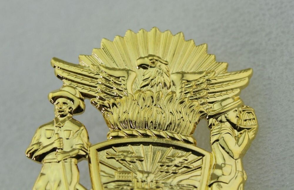 Vintage Early SFPD San Francisco Police Uniform Hat Badge- Replica