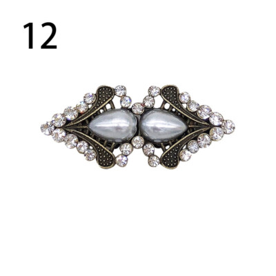 4-Piece Retro Duck Sweater Clips - Zinc Alloy Shirt & Shawl Clasps For Women (Antique Silver & Bronze) - View #12