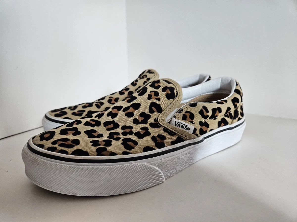 Vans sales leopard kids