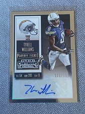 2015 Panini Contenders Playoff Ticket /199 Tyrell Williams #284 Rookie Auto RC