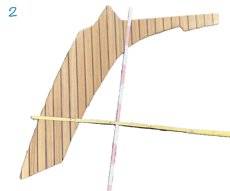 Teakholz Deckbelag (ursprüngl. Jeanneau 1095) / 4-teilig / Echtholz  - Bild 3 von 4
