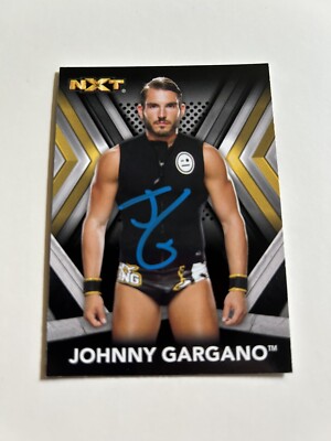 Johnny Gargano WWE Signed 2017 Topps NXT Card # 15