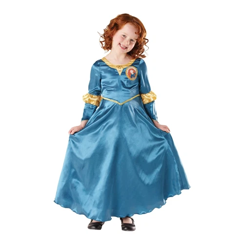 MERIDA S DISNEY BIMBA 3-4 ANNI COSTUME CARNEVALE RUBIE'S