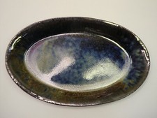 CHRIS SANDERS POTTERY BOWL PLATE PLATTER AUSTRALIAN STUDIO CERAMIC ARTIST
