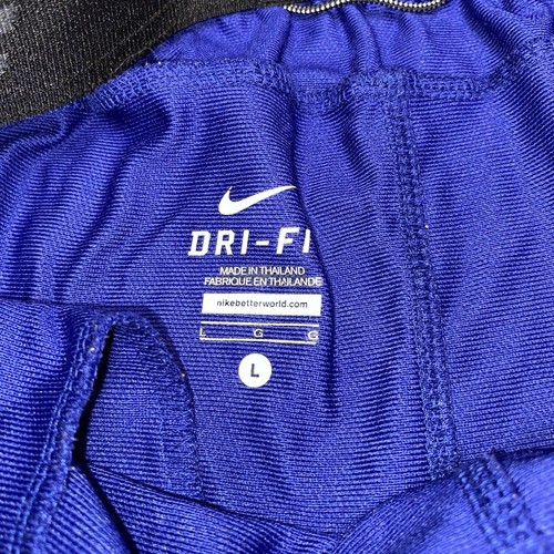 Nike Dri-Fit Basketball Shorts Size Youth Large Blue Pockets - Picture 4 of 10